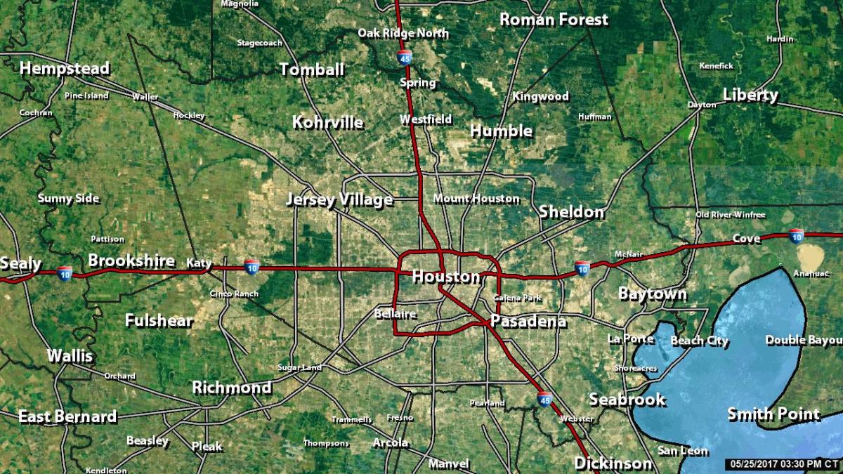 radar karta Houston