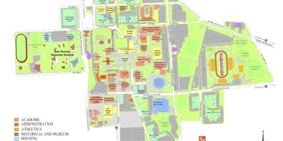 University of Houston karta