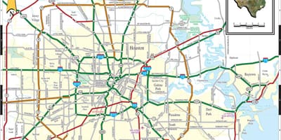 Houston texas karta