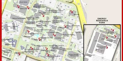Karta över university of Houston